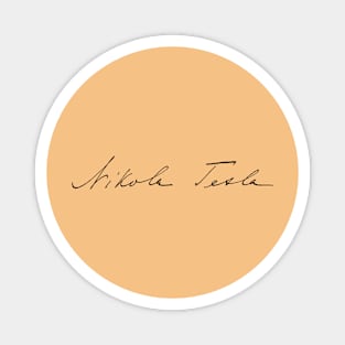 Nikola Tesla Signature Magnet